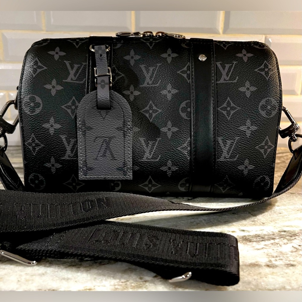 Louis Vuitton City Keepall in Monogram Eclipse canvas